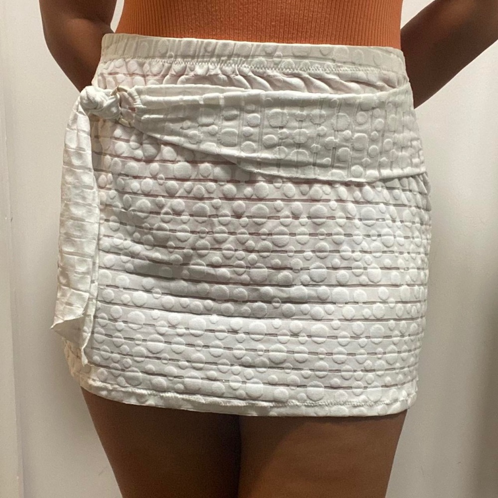 Y2k Anne Cole Collection Beach Coverup Mini Skirt